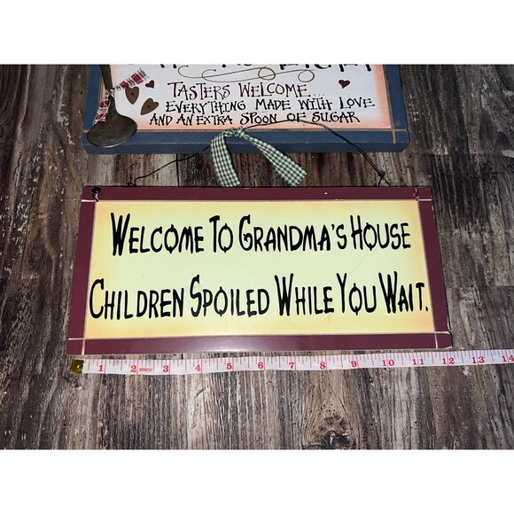 Retro vintage Grandma Signs Collection, Cottage Chic Home Sweet Sign Bundle - Picture 8 of 12